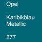 Preview: Opel, Karibikblau Metallic, 277.